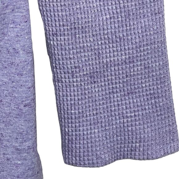 T by Talbots Sweater Women Size M Blue Pullover Cowl Neck Cotton Long Sleeves - Picture 6 of 14